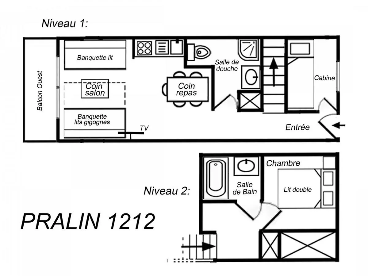 Duplex Chatelet Avec Balcon, Proche Pistes Et Commerces - Ideal Famille - Fr-1-182-107 Méribel Appartement